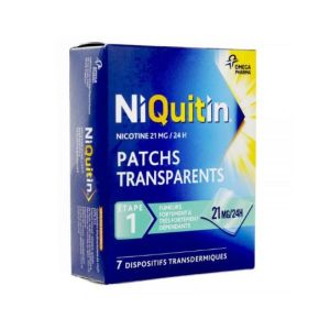 Niquitin Nicotine 21mg/24H - Patch Transparents