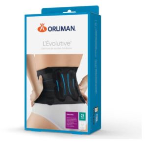 ORLIMAN - L’Évolutive ceinture de soutien lombaire 21 cm noir
