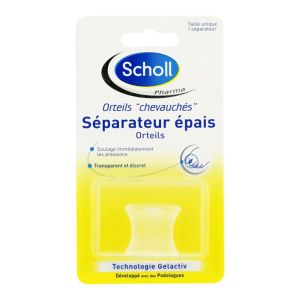 Scholl - Séparateur épais en gel orteils - x 1