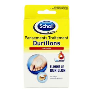 Scholl - Traitement Durillons - 4 pansements