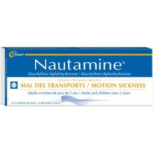Cooper - Nautamine mal des transports - 20 comprimés