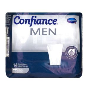 Hartmann - Confiance men 14 absorbantes 2 gouttes