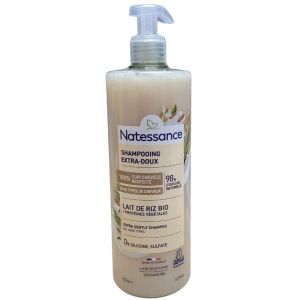 Natessance - Shampooing Extra-Doux Lait de Riz - 500ml