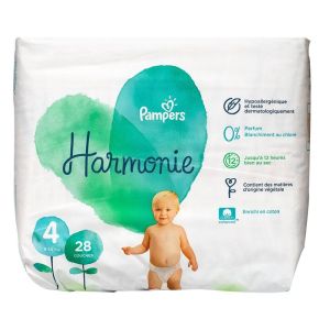 Pampers - Harmonie couches taille 4 - 9 à 14 kg