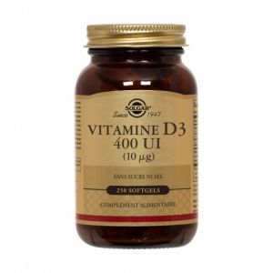 Solgar - Vitamine D3 400 UI - 100 Capsules