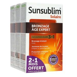 Nutreo - Sunsublim 3en1 bronzage âge expert préparateur solaire - 84 gélules