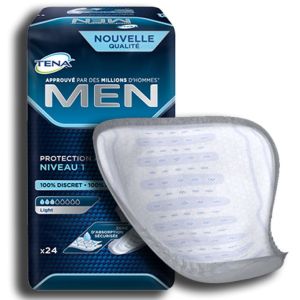 Tena Men - Protections discrètes pour hommes niveau 1 - 24 protections