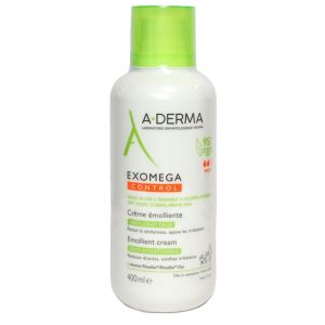 A-Derma - Crème émolliente anti-grattage Exomega control - 400ml