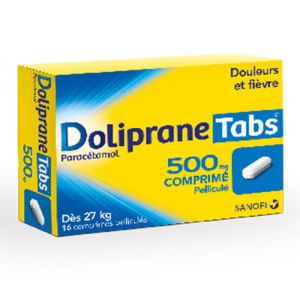 Doliprane Tabs 500mg - 16 comprimés pelliculés