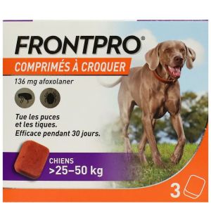 Frontpro - Chiens 25-50kg - 3 comprimés