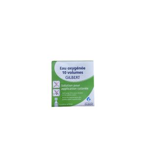 Gilbert - Eau oxygénée 10 volumes - 10 unidoses de 10 ml