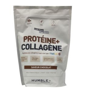 Humble+ - Protéine+ Collagène au chocolat - 600g