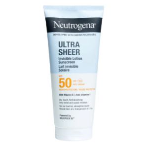 Neutrogena - Ultra Sheer Lait Invisible Solaire SPF50 - 200mL
