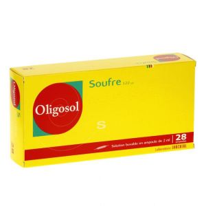 Oligosol Soufre - 28 ampoules