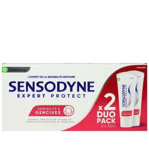 Sensodyne - Sensibilité & gencives dentifrice  - Pack 2x75mL