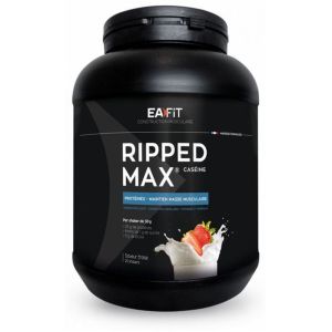 Eafit - Ripped Max Caséine Maintien masse musculaire fraise - 750g