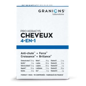 Granions - Pro Keracys Cheveux 4En1 1Mois - 90 comprimés