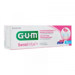 GUM - Dentifrice fluoré SensiVital + - 75 ml