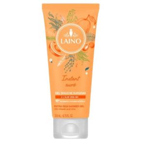 Laino - Instant Sucré gel douche surgras à l'Aloe Vera Bio senteur Abricot - 200ml