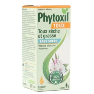 Phytoxil Toux - Toux sèche et grasse sans sucre - 100ml
