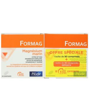 Pileje - Formag Magnéisum marin Offre spéciale 3 mois +1 mois offert