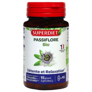 Superdiet - Passiflore bio - 45 gélules