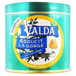 Valda - Gommes Sans Sucres Miel Citron - 160 g