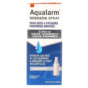 Bausch et Lomb - Aqualarm intensive spray yeux secs et fatigués - 10ml