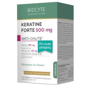 Biocyte - Kératine Forte - Anti-chute - 3 x 40 gélules