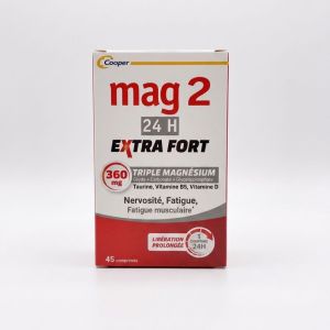 Cooper - Mag-2 24H Extra fort - 45 comprimés