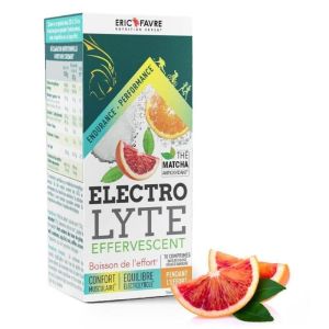 Eric Favre - Electro Lyte effervescent saveur orange orange sanguine - 10 comprimés