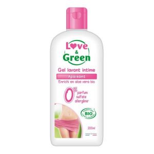 Love & Green - Gel lavant intime apaisant - 200 ml