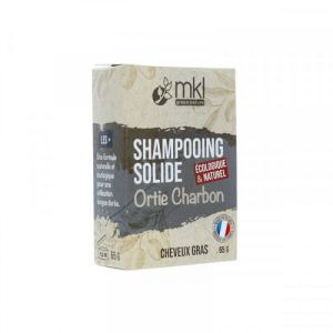 mkl Green Nature - Shampooing solide ortie charbon - 65 g