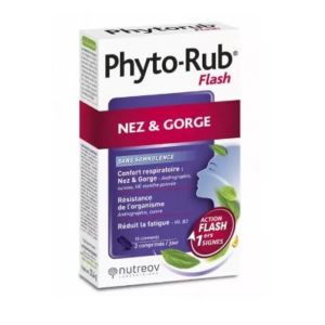 Nutreov - Phyto-Rub Flash nez gorge - 10 Comprimés
