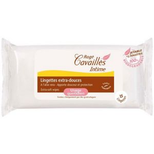Rogé Cavailles - Lingettes toilette intime extra douces