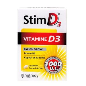 StimD3 - Vitamine D3 - 120 Comprimés