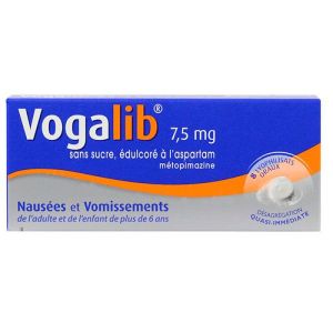 Vogalib 7,5mg 8 lyophilisats oraux + 6 ans - 8 lyophilisats