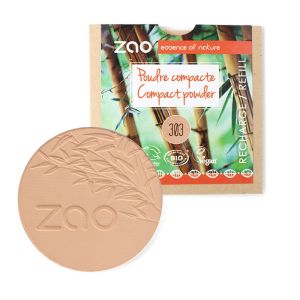 Zao - Recharge poudre compacte brun beige - N°303