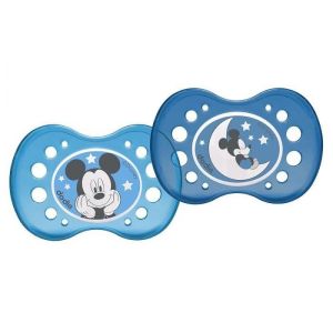 Dodie - Sucettes anatomiques nuit Disney - 2 sucettes