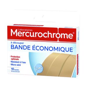 Mercurochrome - Bande économique - 10 bandes