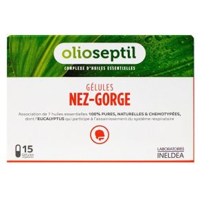Olioseptil - Nez gorge - 15 gélules