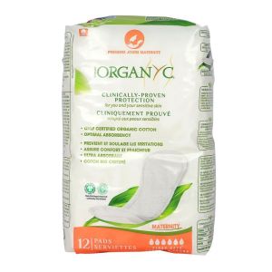 Organyc - Premiers Jours Maternité - 12 protections hygiéniques