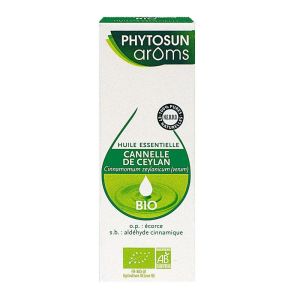 Phytosun Arôms - Huile essentielle de Cannelle de Ceylan Bio - 5mL