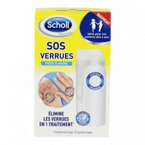 Scholl SOS verrues pieds mains - 80 ml