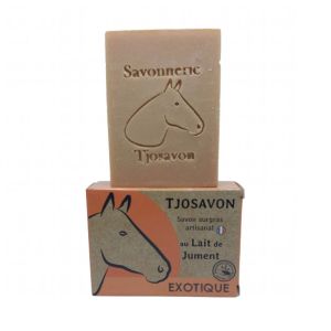 TjoSavon - Savon lait de jument exotique tous types de peaux - 85 g