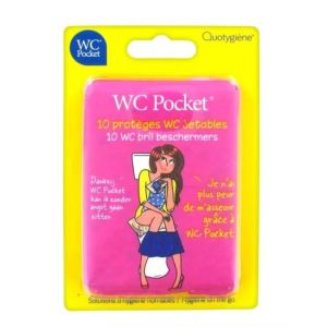 WC Pocket 10 lunettes de WC jetables