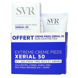 SVR - Xérial 50 extrême crème pieds 50ml + Xérial 30 50ml