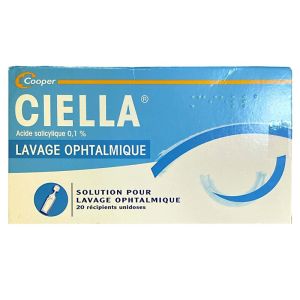 Ciella 0,1% Lavage ophtalmique - 20 unidoses