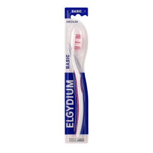 Elgydium - Brosse à dents Basic - Brosse médium