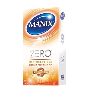 Manix - Zéro Imperceptible Extra-Lubrifié - 12 Préservatifs